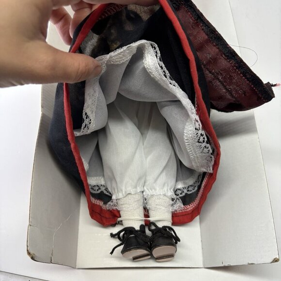 German Collectible Doll 13" Porzellan Puppe Porcelain Girl Doll - Picture 14 of 15